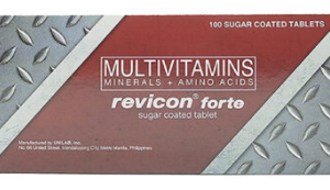 REVICON FORTE Multivitamins + Minerals + Amino Acids Tablet - 100pcs