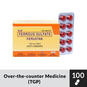 FERUSTAB Iron Sugar‑Coated Tablet - 105.6mg - 100pcs - Image 1