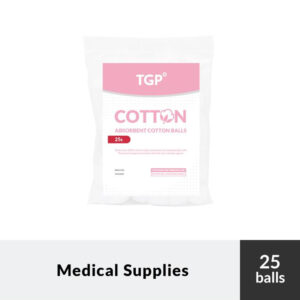 TGP Absorbent Cotton Balls - 25s - Image 1