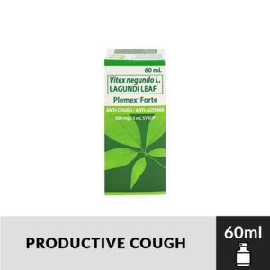 PLEMEX FORTE Vitex negundo (Lagundi) Syrup 600mg - 60ml - Image 1