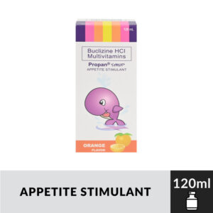 PROPAN Buclizine Hydrochloride + Multivitamins Syrup - 120ml - Image 1