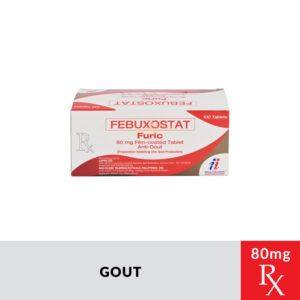 Rx : FURIC Febuxostat Film‑Coated Tablet  - 80mg - 1 Tablet Only