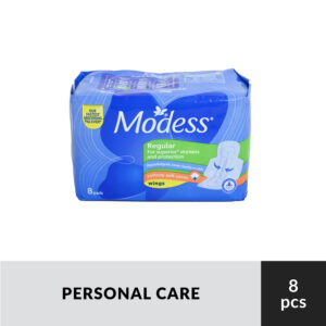 MODESS Sanitary Napkin Regular Cottony Soft with Wings 8’s