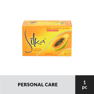 SILKA Whitening Herbal Soap Papaya - 135g - Image 1