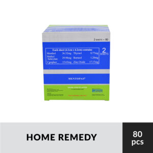MENTOPAS Medicated Plaster 2s - 80pcs - Image 1