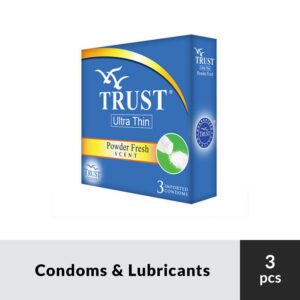 Trust Ultra Thin Powder Fresh Condoms - 3s