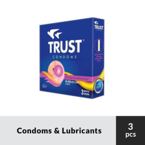 Trust Bubblegum Scent Condoms - 3s - Image 1