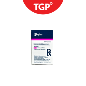 Rx : ISORDIL Isosorbide Dinitrate Sublingual Tablet 5 mg - One Tablet Only