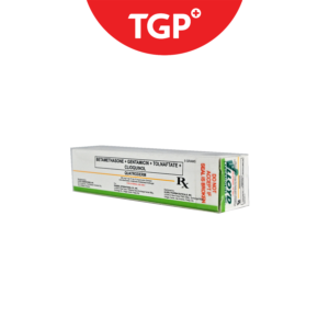 Rx : QUATRODERM Betamethasone + Gentamicin + Tolnaftate + Clioquinol Cream 5 g - Image 2