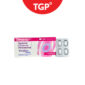 BUSCOPAN VENUS Hyoscine-N-Butylbromide + Paracetamol Film-Coated Tablet 10 mg/500 mg - 4pcs