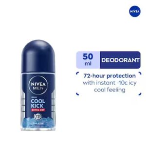 NIVEA Men Cool Kick Anti-Perspirant Roll-On (50 mL) - Image 1